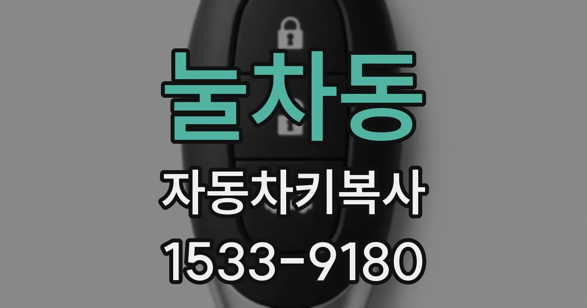 눌차동 자동차키복사