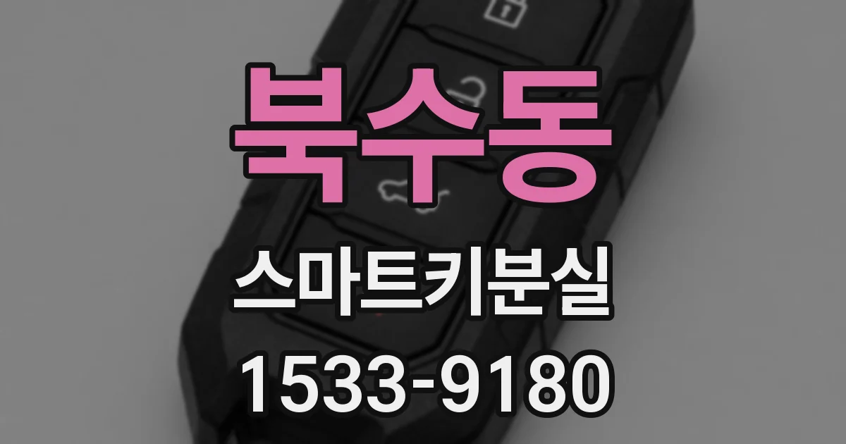 북수동 스마트키분실