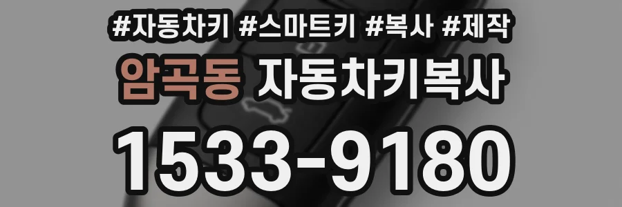암곡동 자동차키복사