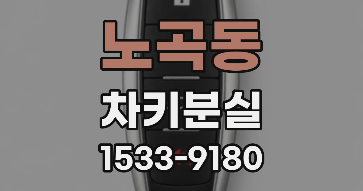 노곡동 차키분실