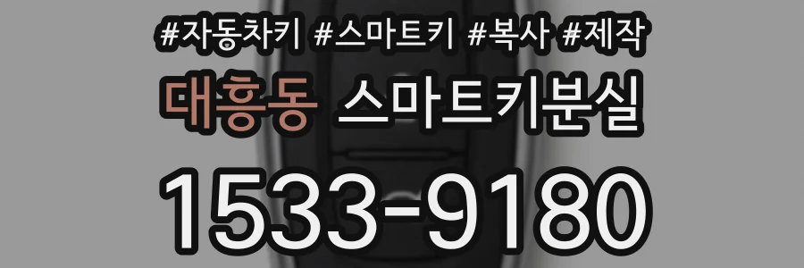 대흥동 스마트키분실