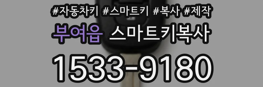 부여읍 스마트키복사