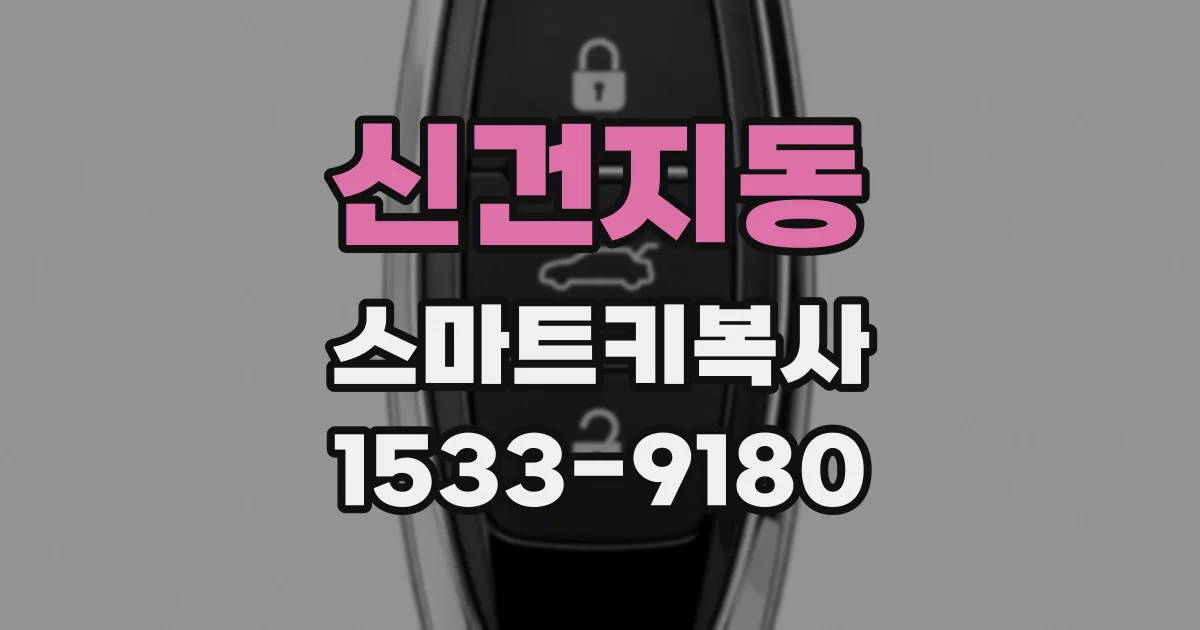 신건지동 스마트키복사
