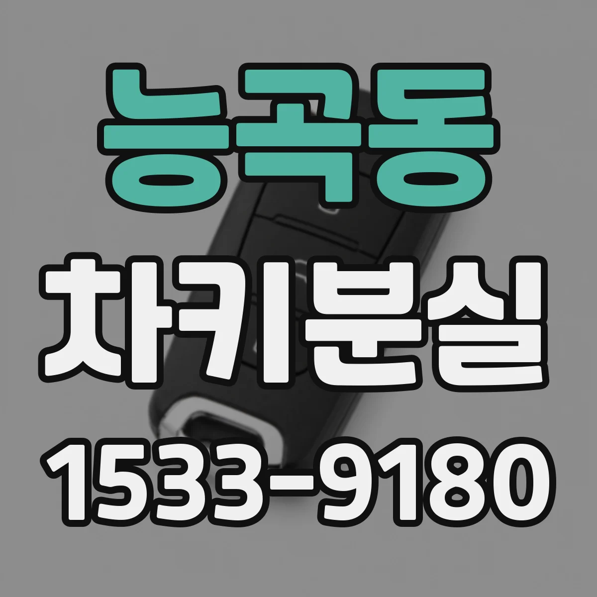 능곡동 차키분실