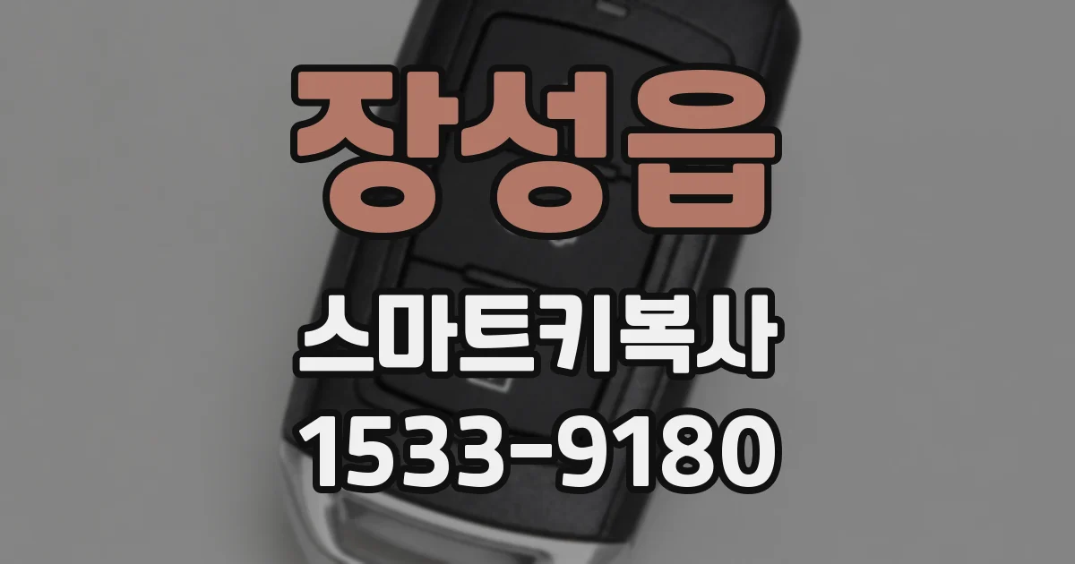 장성읍 스마트키복사