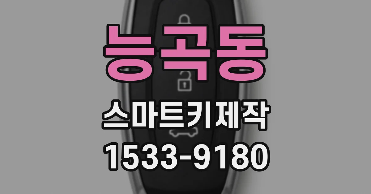 능곡동 스마트키제작