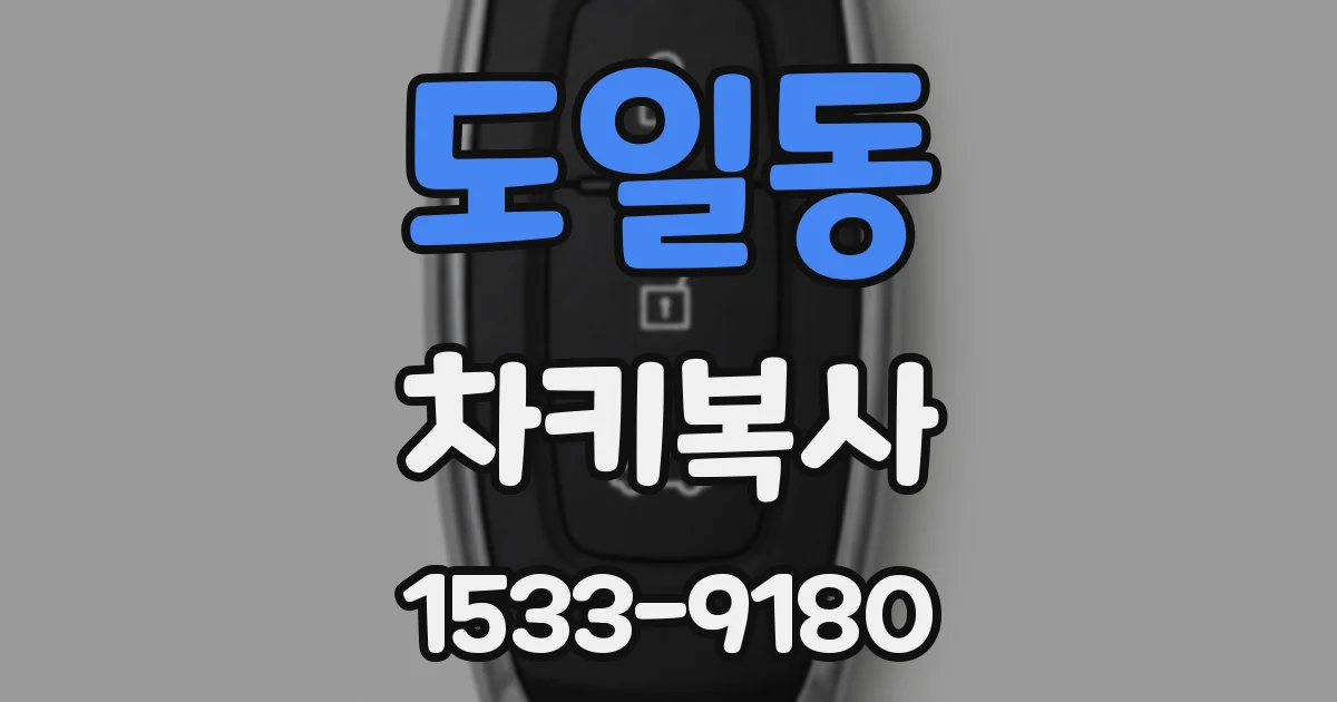 도일동 차키복사