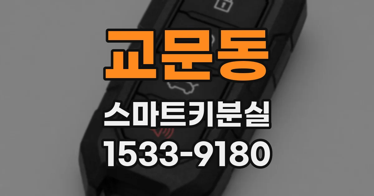 교문동 스마트키분실