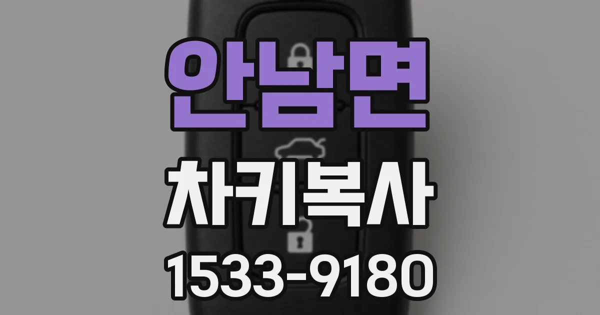 안남면 차키복사