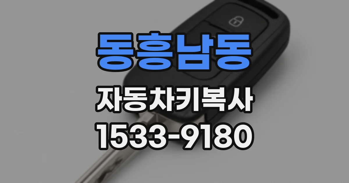 동흥남동 자동차키복사
