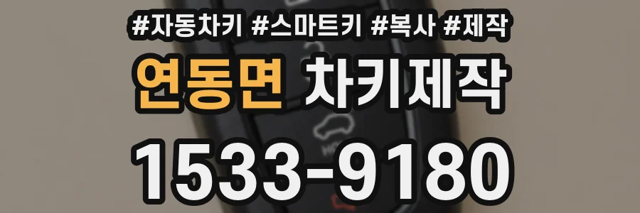연동면 차키제작