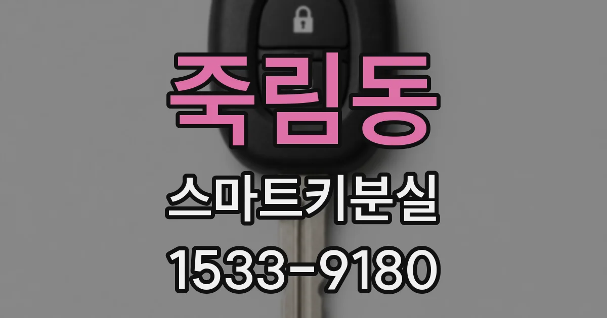 죽림동 스마트키분실