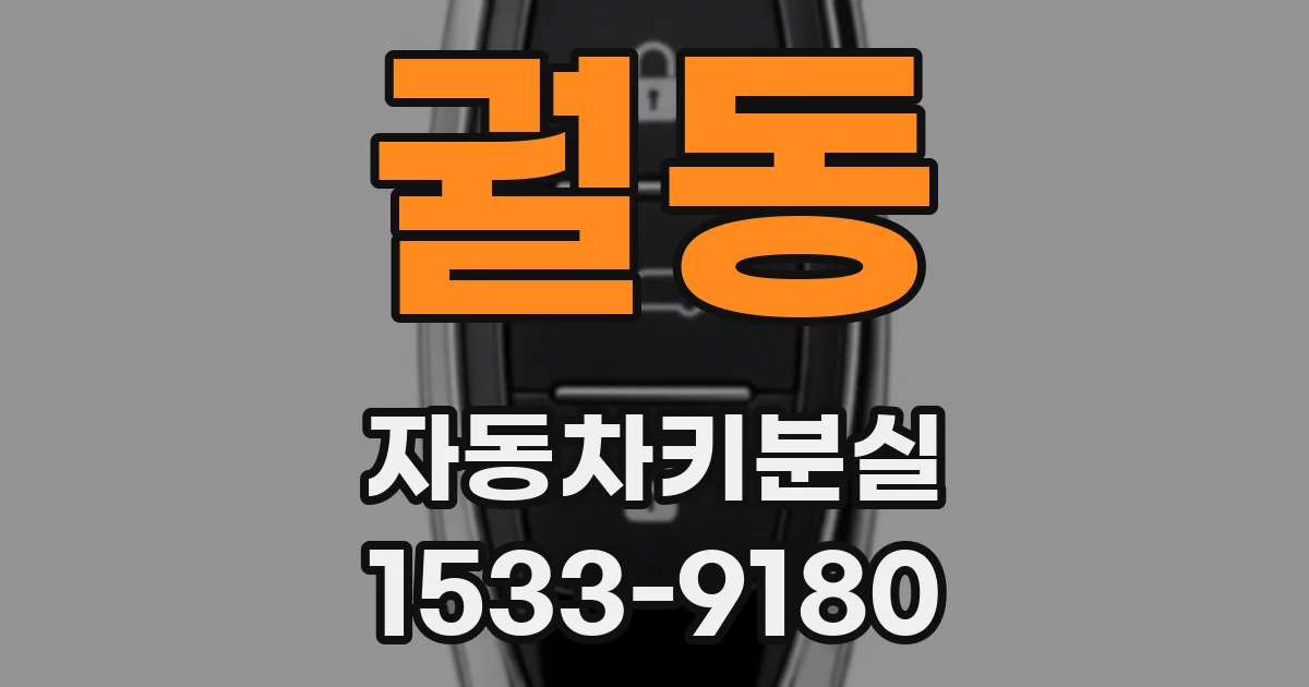 궐동 자동차키분실