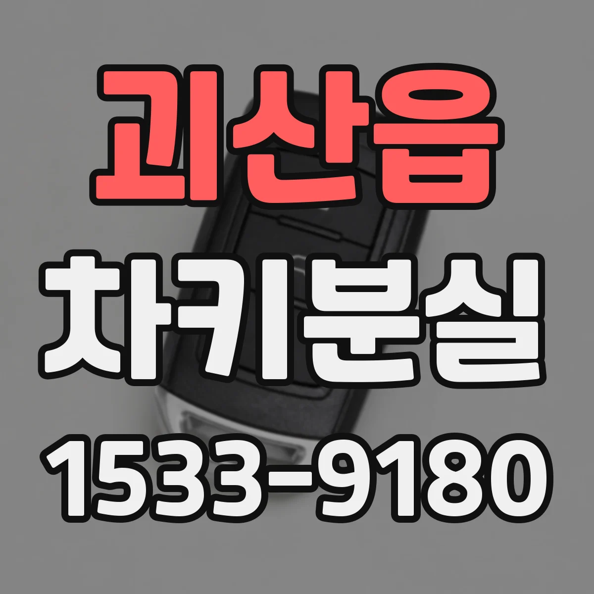 괴산읍 차키분실