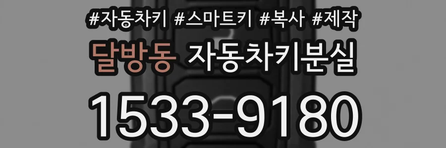 달방동 자동차키분실