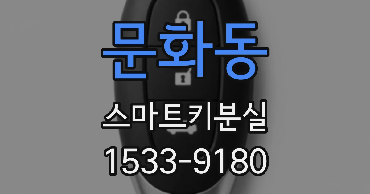 문화동 스마트키분실