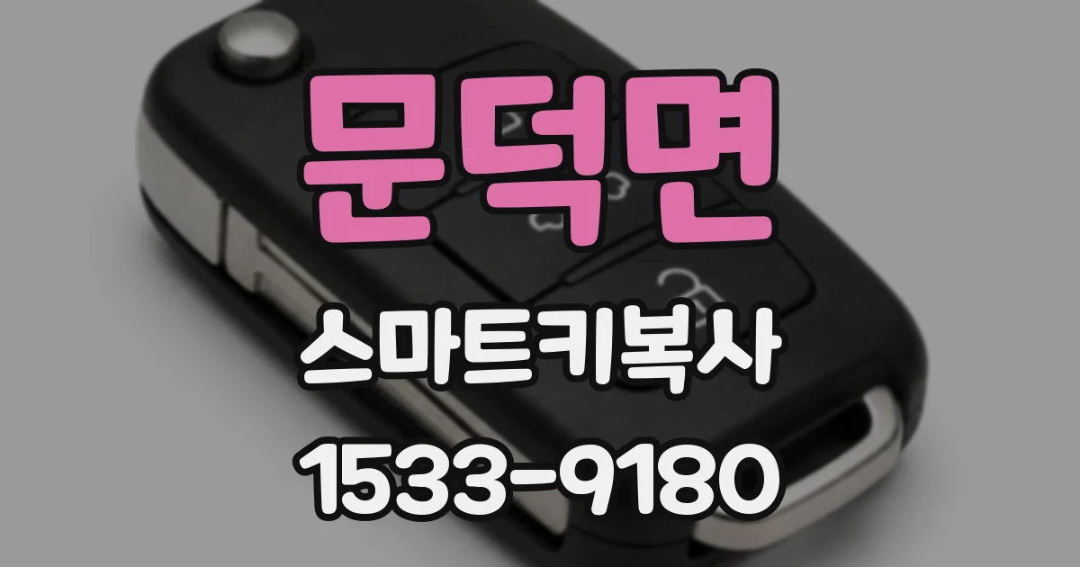 문덕면 스마트키복사