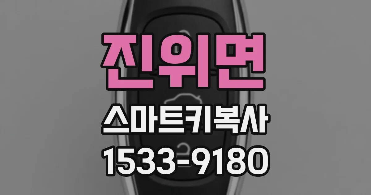 진위면 스마트키복사