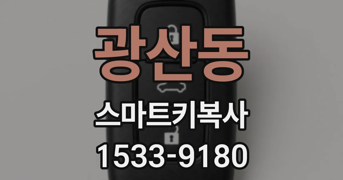 광산동 스마트키복사