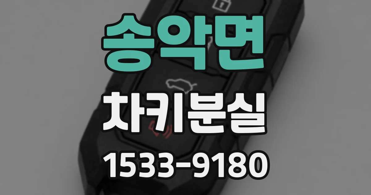 송악면 차키분실