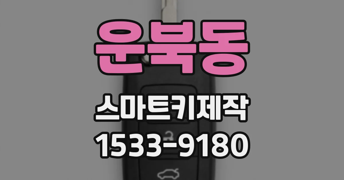 운북동 스마트키제작