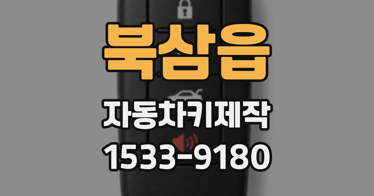 북삼읍 자동차키제작