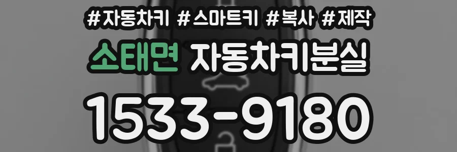 소태면 자동차키분실