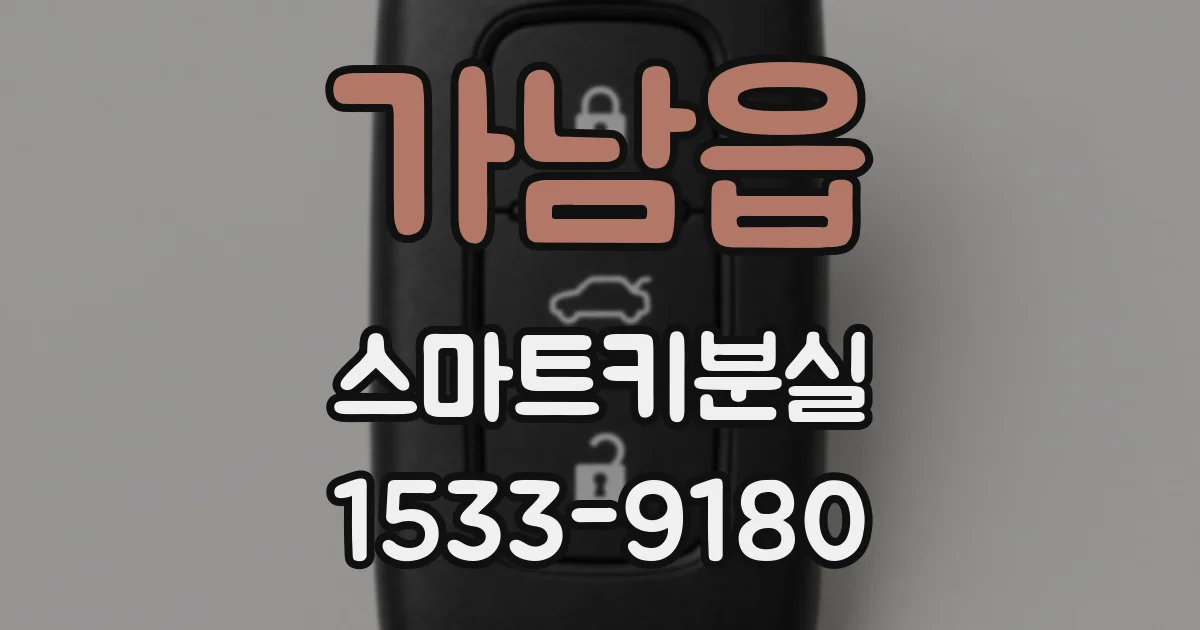 가남읍 스마트키분실