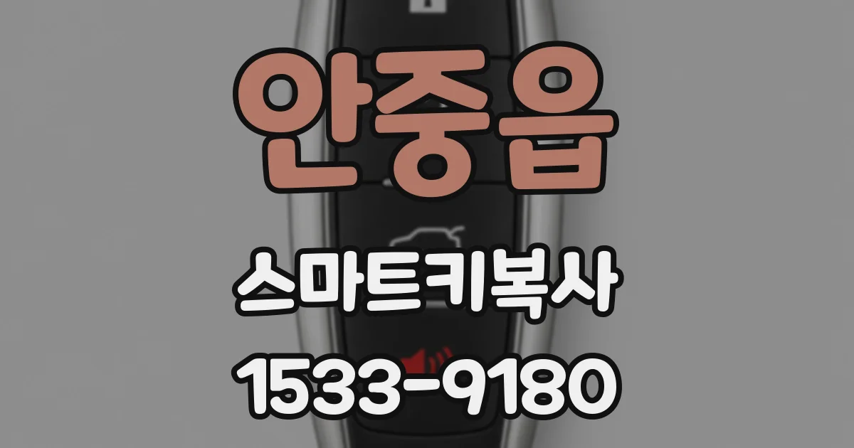 안중읍 스마트키복사