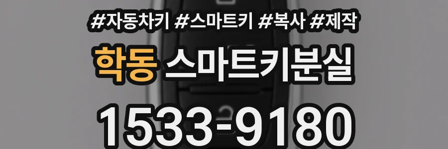 학동 스마트키분실