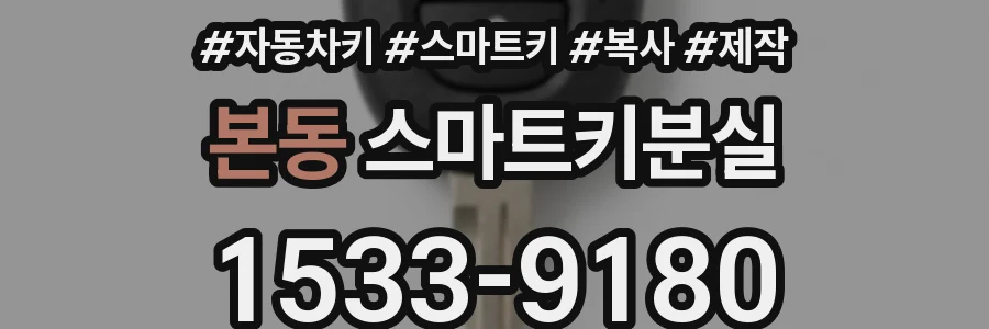 본동 스마트키분실