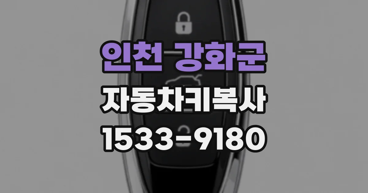 인천 강화군 자동차키복사