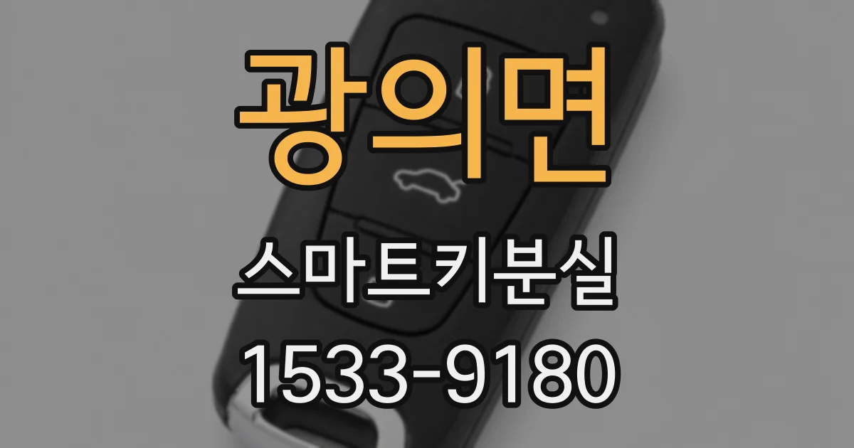 광의면 스마트키분실