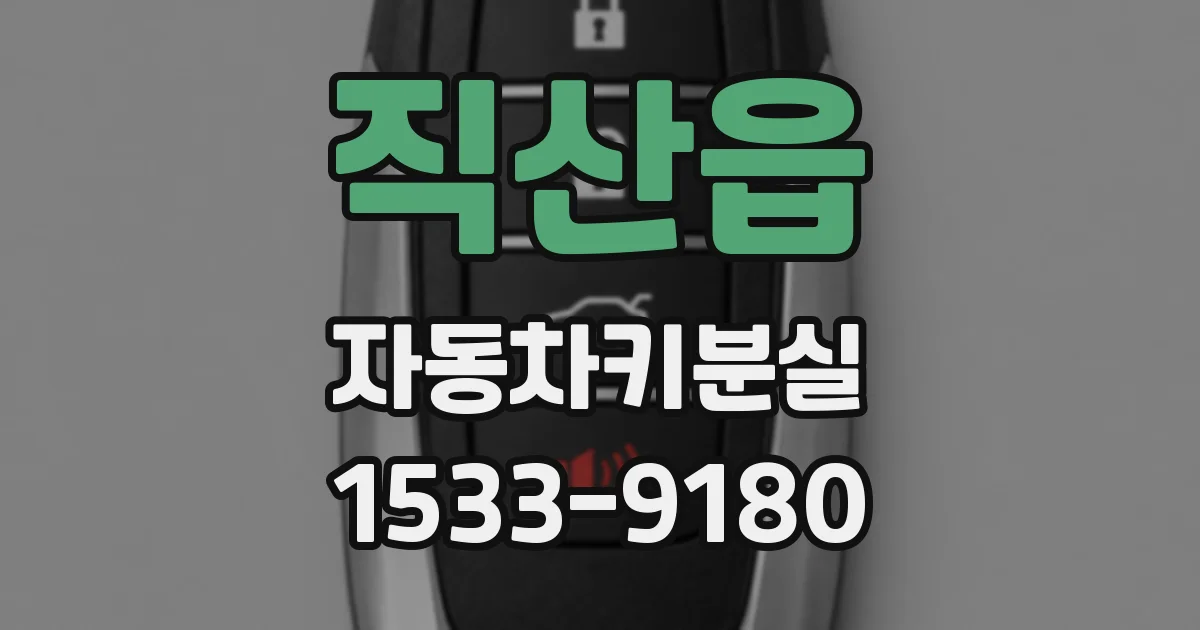 직산읍 자동차키분실