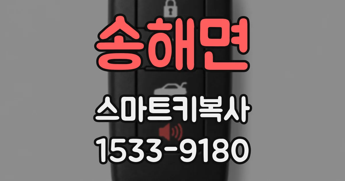 송해면 스마트키복사