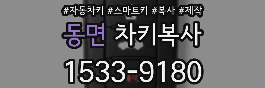 동면 차키복사