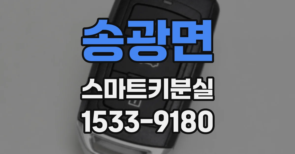 송광면 스마트키분실