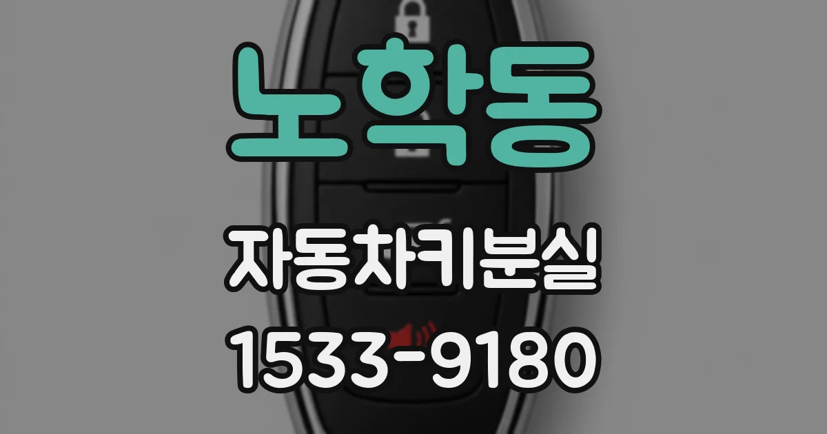 노학동 자동차키분실