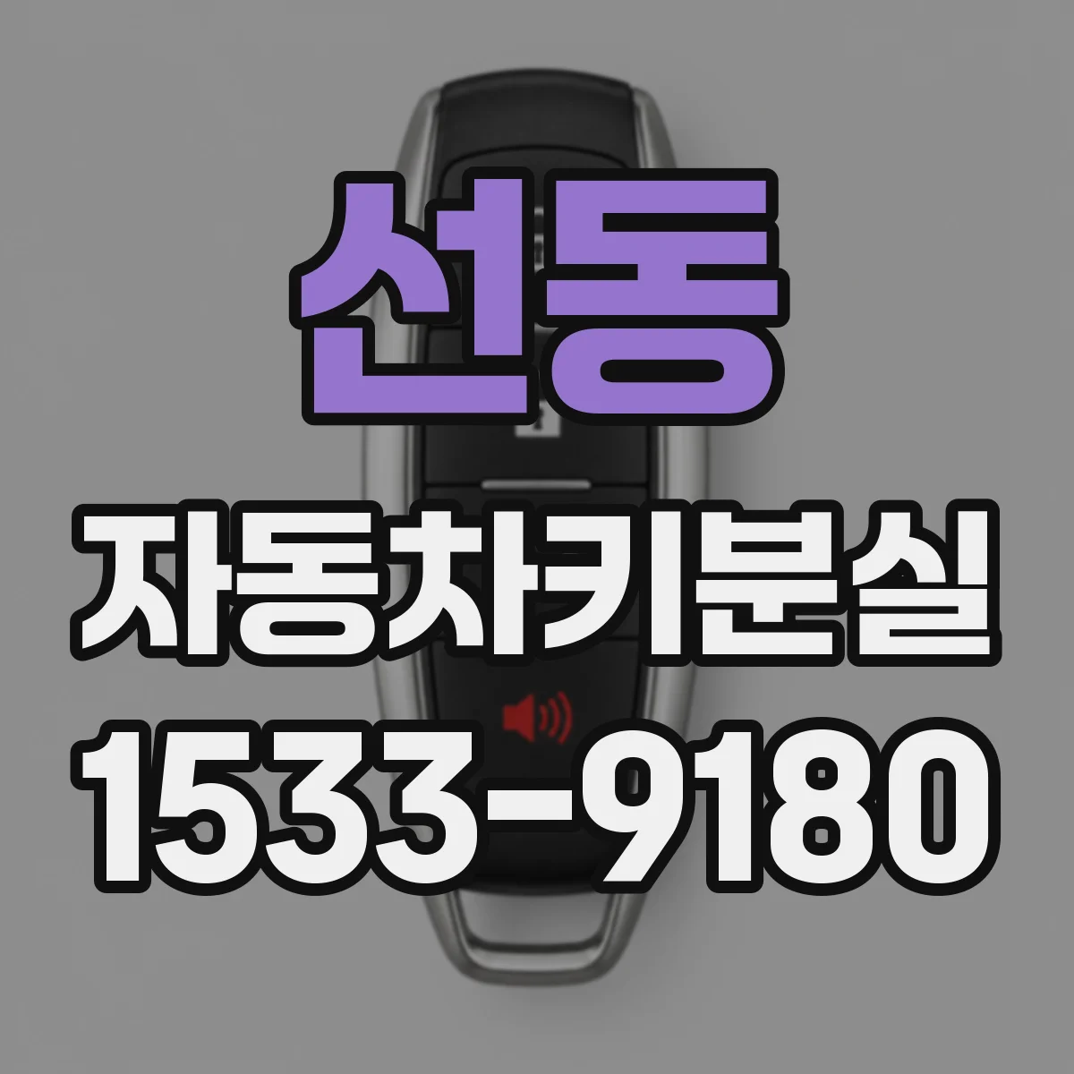 선동 자동차키분실