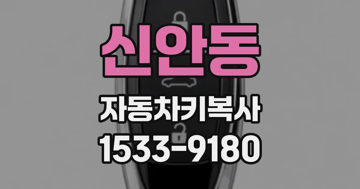 신안동 자동차키복사