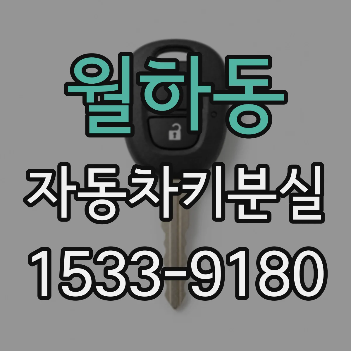 월하동 자동차키분실