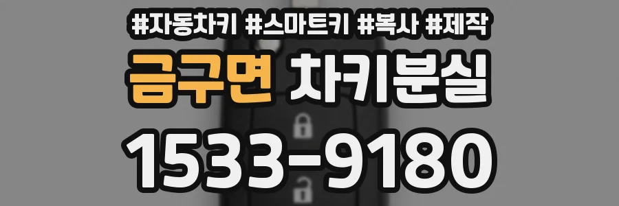 금구면 차키분실