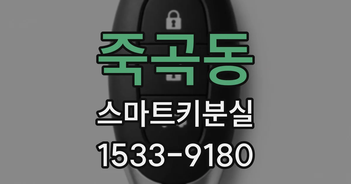 죽곡동 스마트키분실