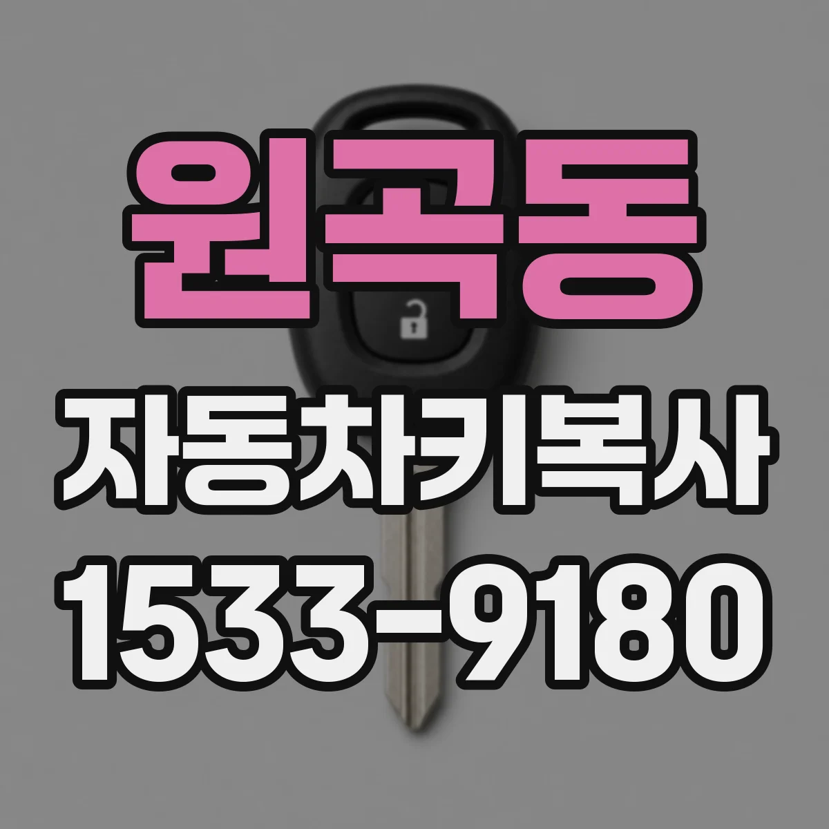 원곡동 자동차키복사