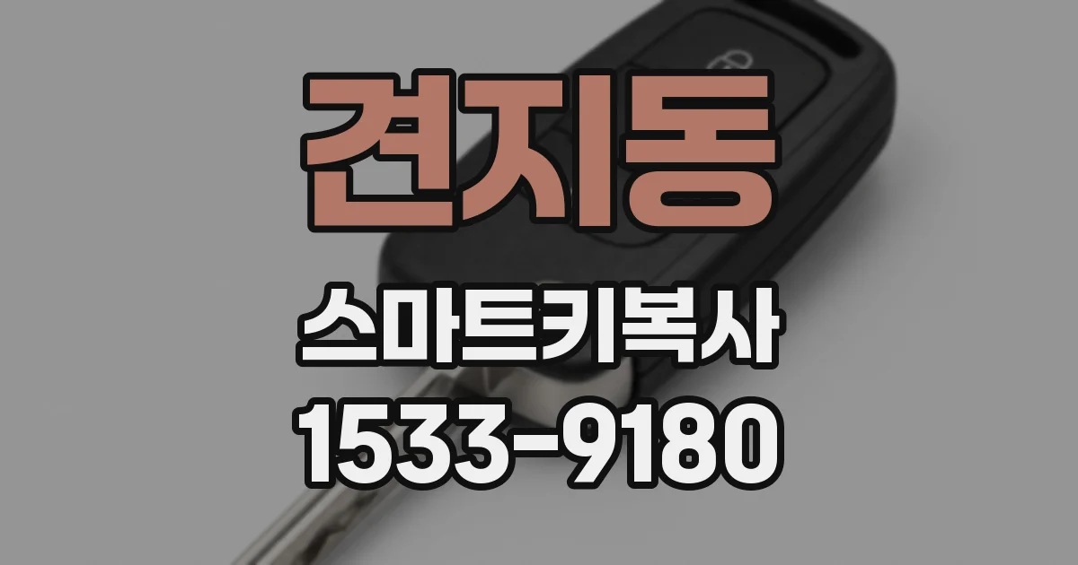 견지동 스마트키복사