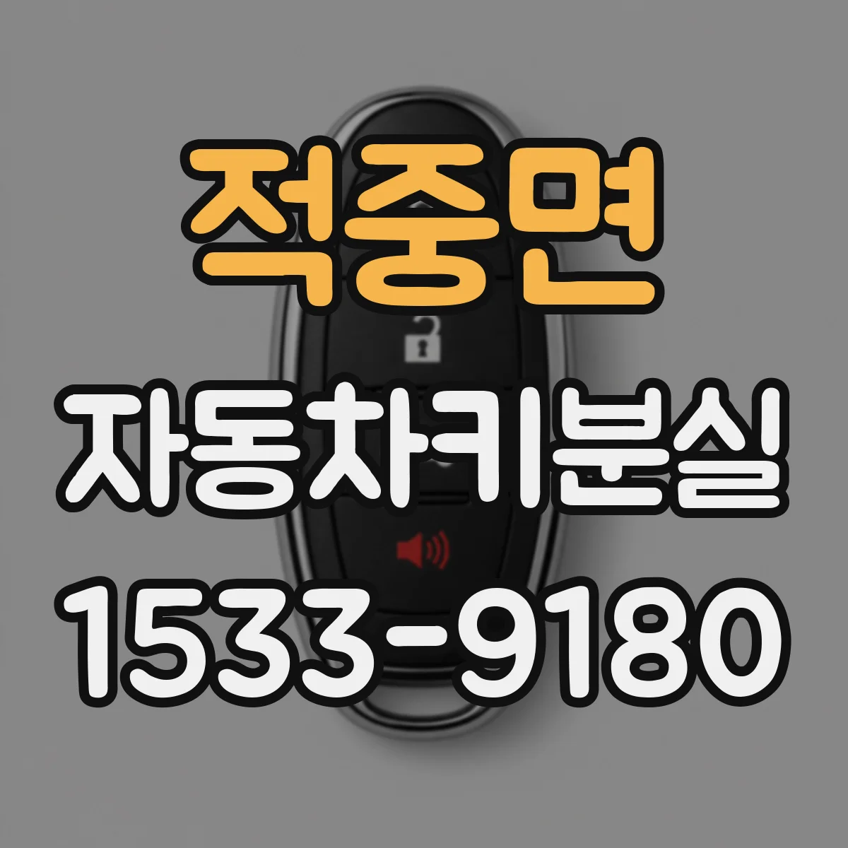적중면 자동차키분실