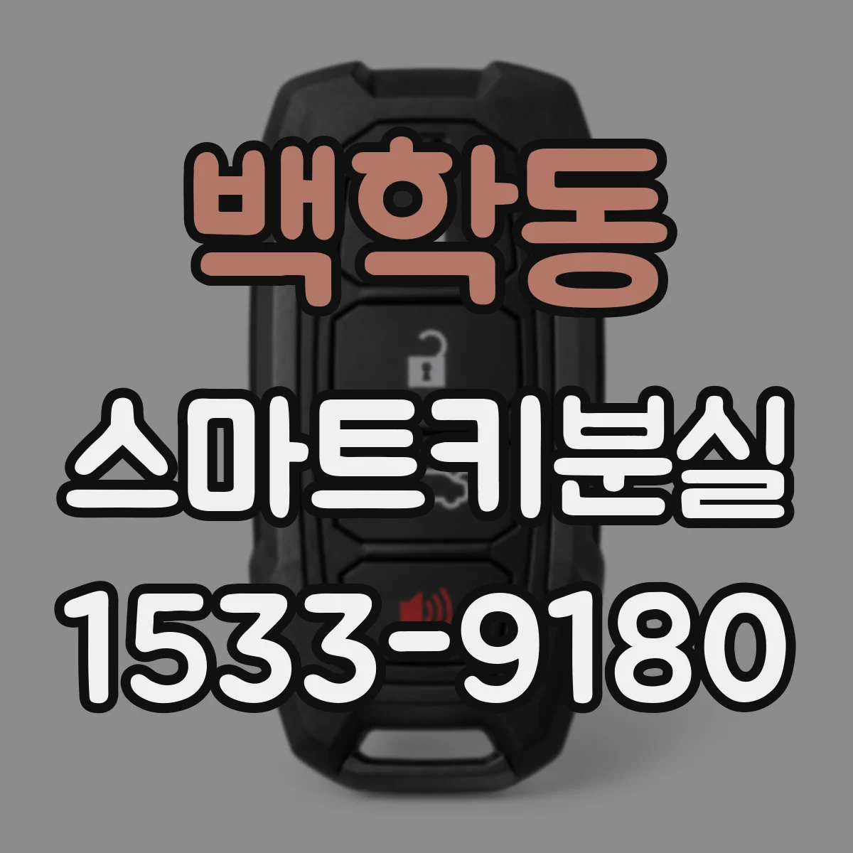 백학동 스마트키분실