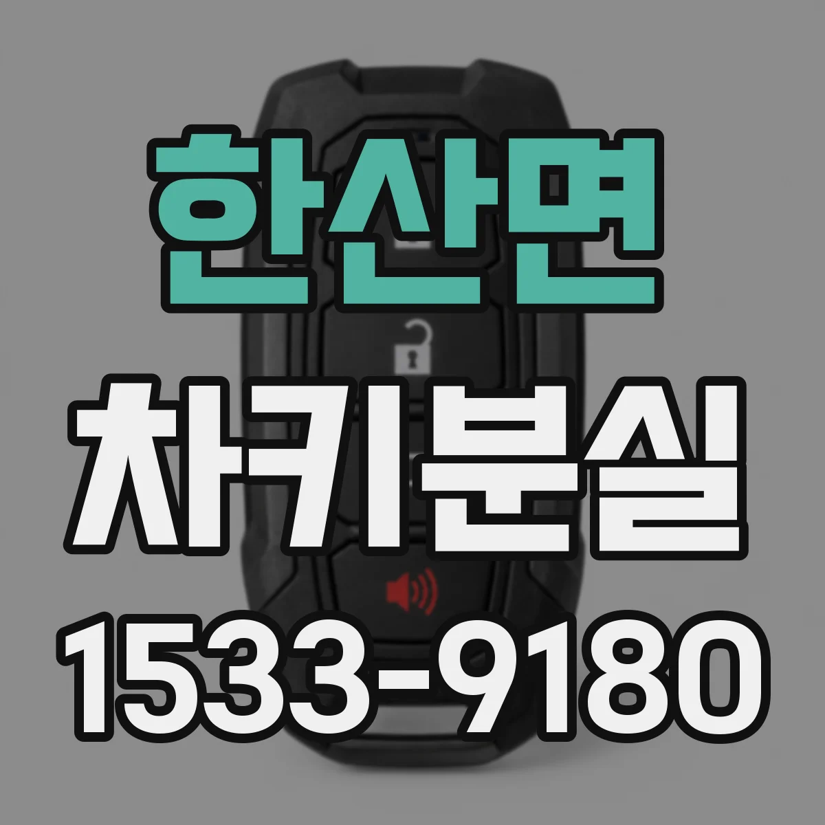 한산면 차키분실