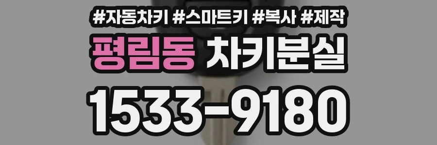 평림동 차키분실