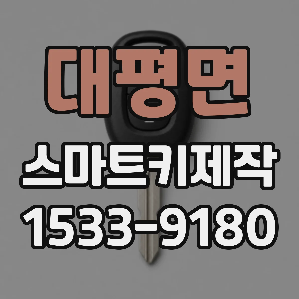 대평면 스마트키제작